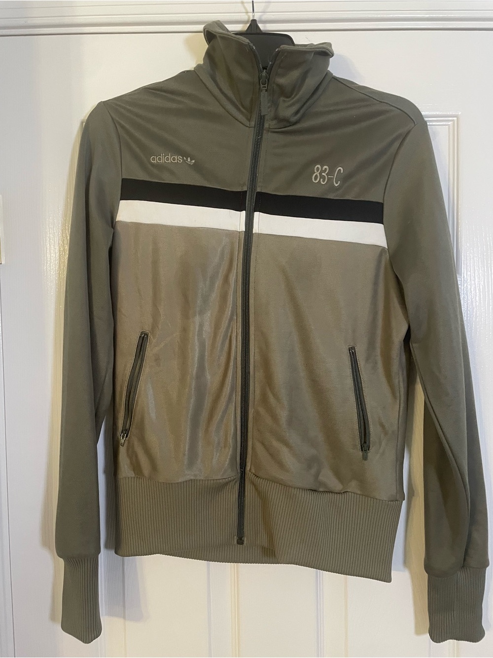 Adidas Vintage 83-C J. Mano Track Jacket Size M Excellent Condition